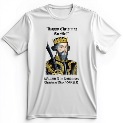 William the Conqueror Crowned Premium Tee White / S