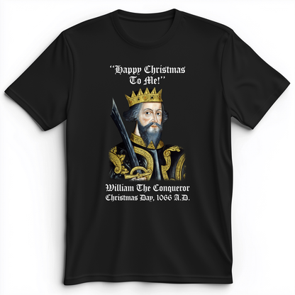 William the Conqueror Crowned Premium Tee Black / S