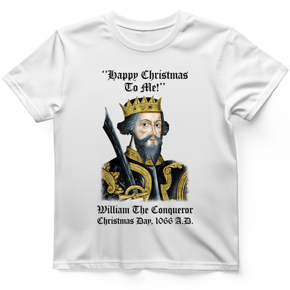William the Conqueror Crowned T-Shirt White / S