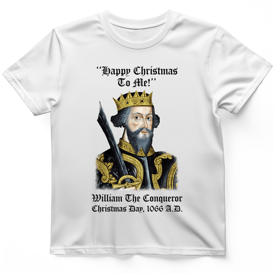 William the Conqueror Crowned T-Shirt White / S