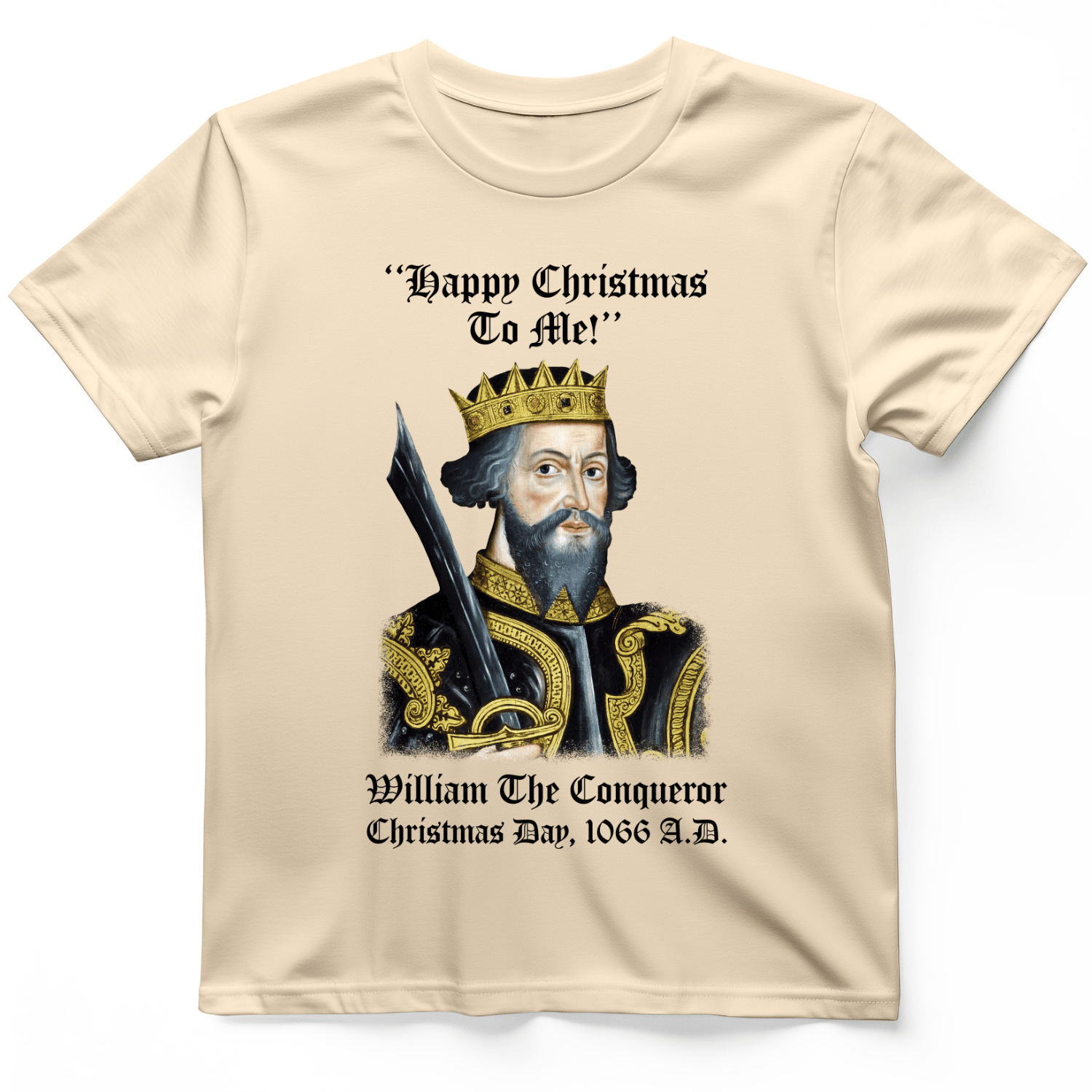 William the Conqueror Crowned T-Shirt Natural / S