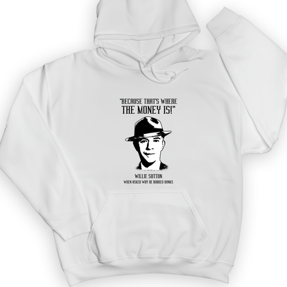 Willie Sutton Hoodie White / S