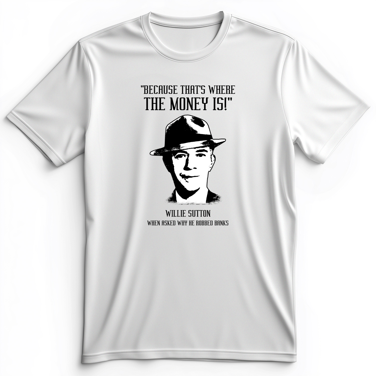 Willie Sutton Premium Tee White / S