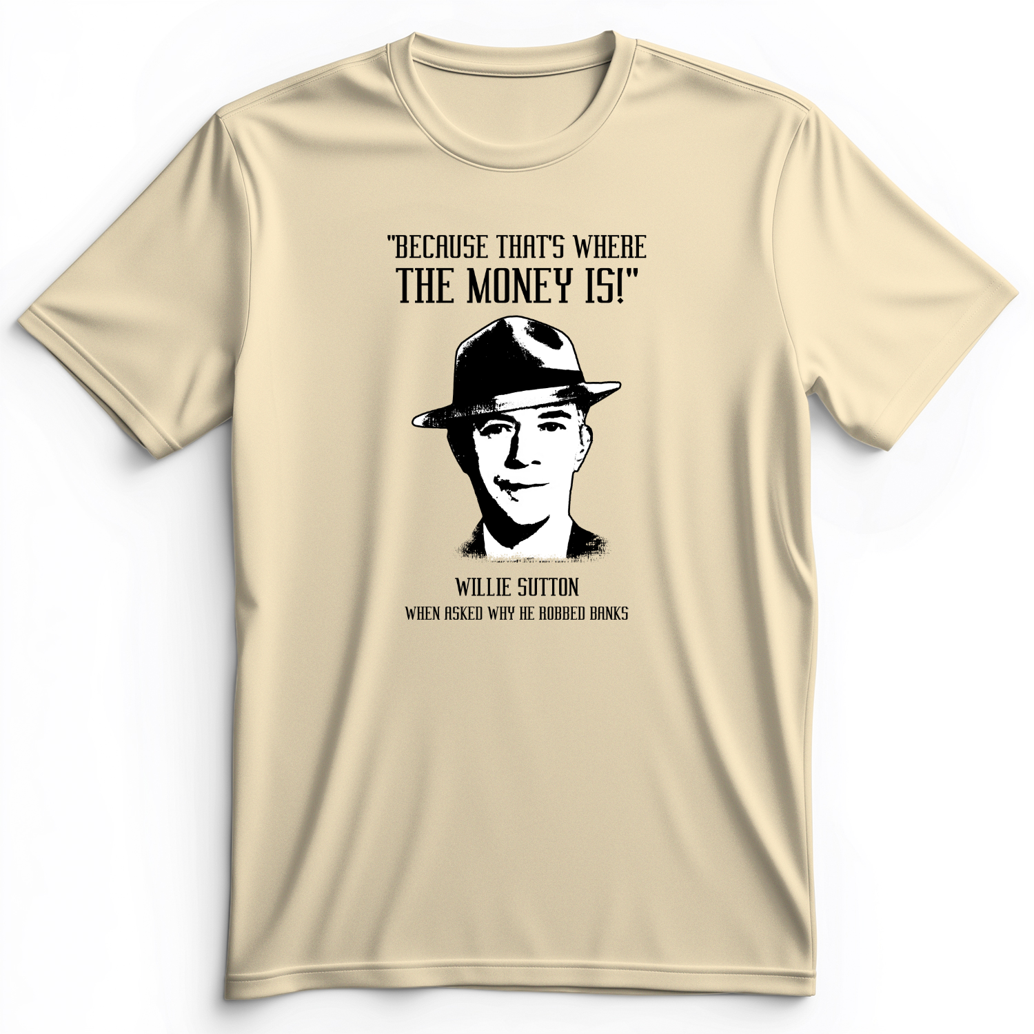 Willie Sutton Premium Tee Natural / S