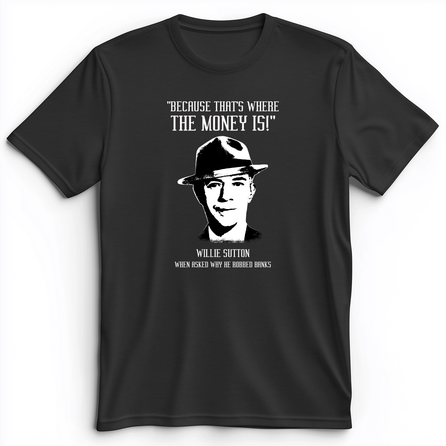 Willie Sutton Premium Tee Dark Grey Heather / S