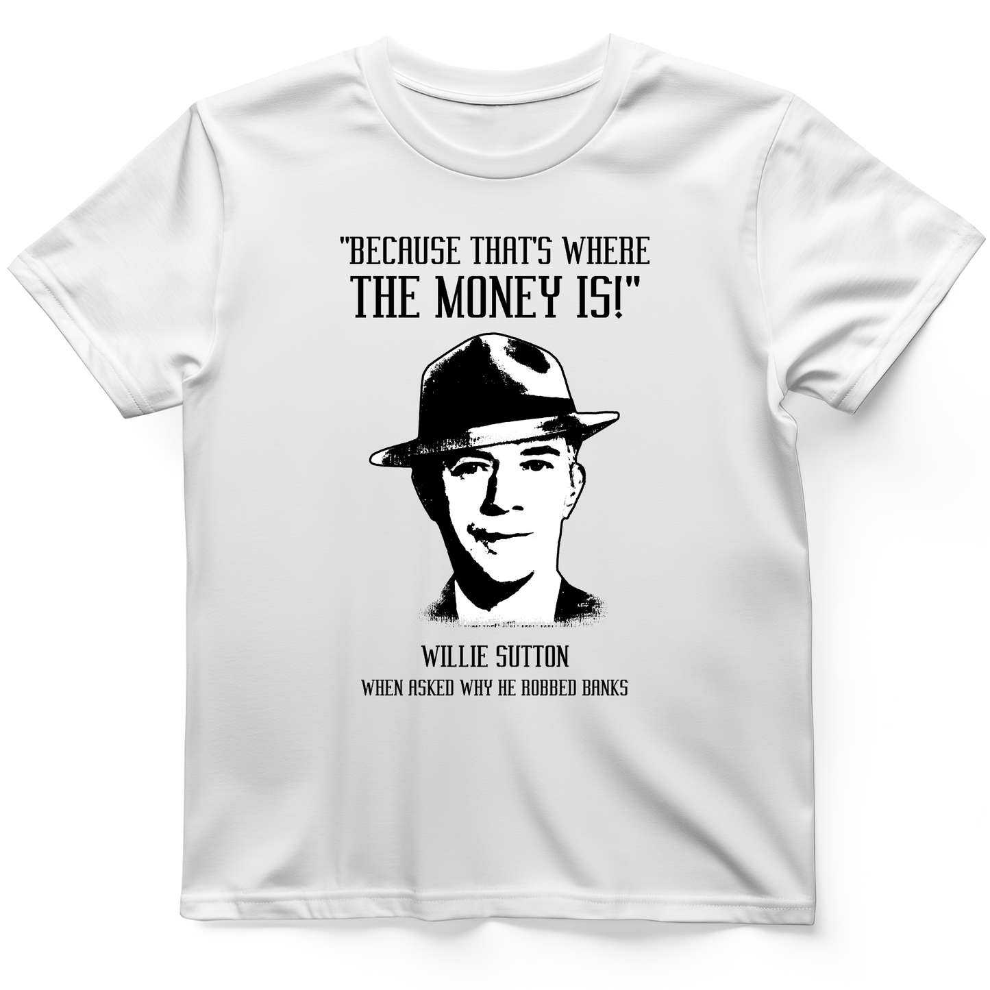 Willie Sutton T-Shirt White / S