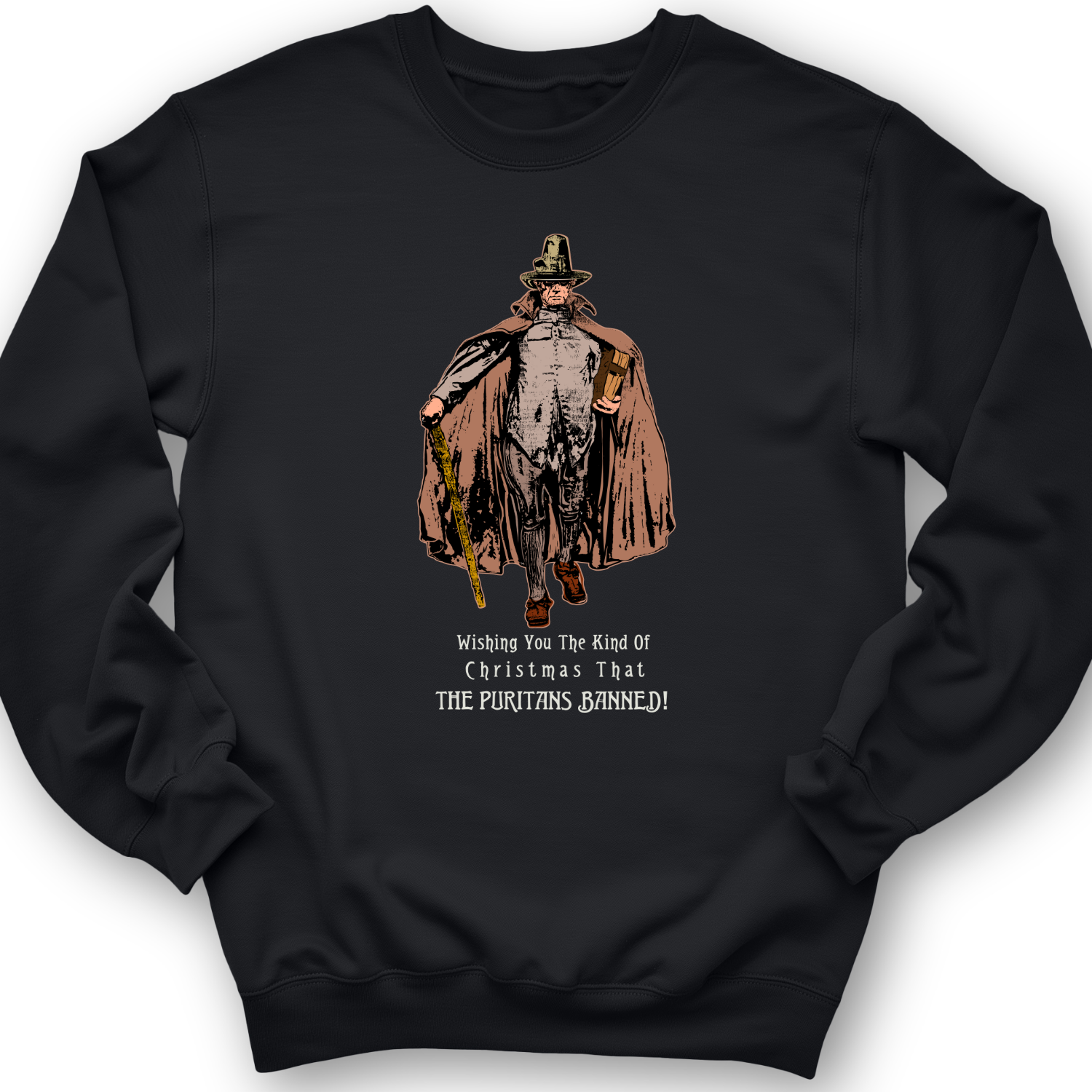 Wishing You The Christmas Crewneck Black / S