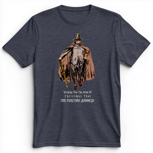 Wishing You The Christmas Premium Tee Heather Navy / S