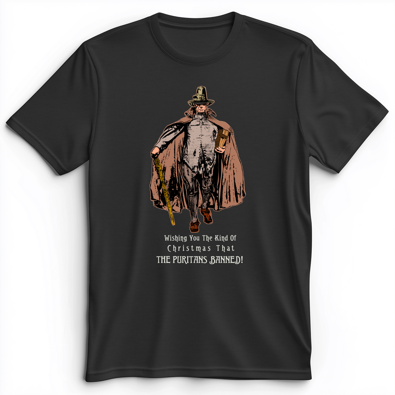 Wishing You The Christmas Premium Tee Dark Grey Heather / S