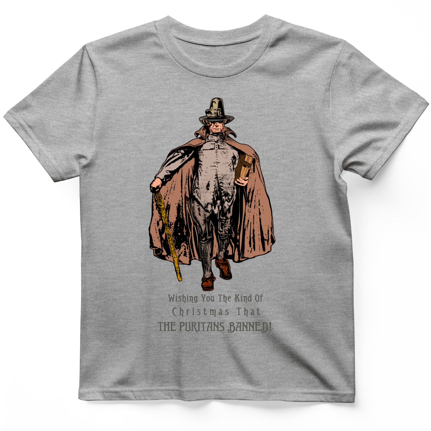 Wishing You The Christmas T-Shirt Sport Grey / S