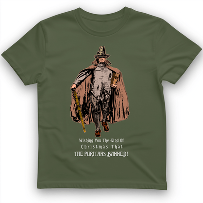 Wishing You The Christmas T-Shirt Military Green / S