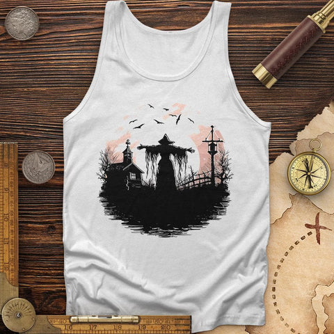 Witch full moon Tank White / XS