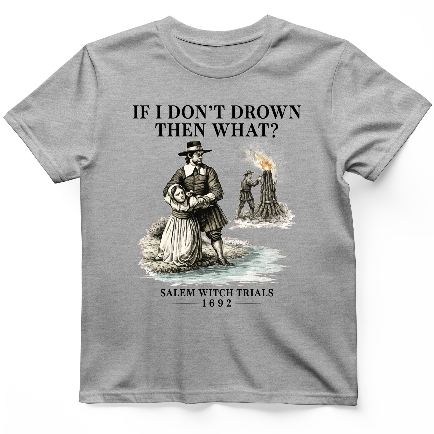 Witch T-Shirt Sport Grey / S