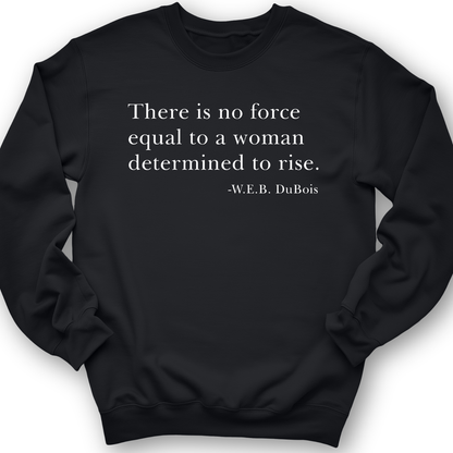Woman Rising Crewneck Black / S