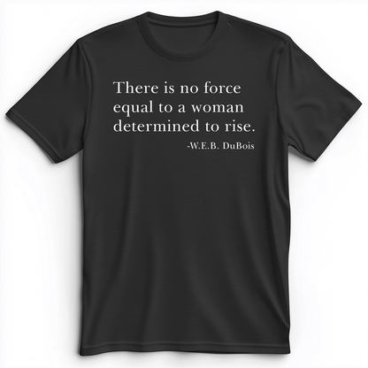 Woman Rising Premium Tee Dark Grey Heather / S