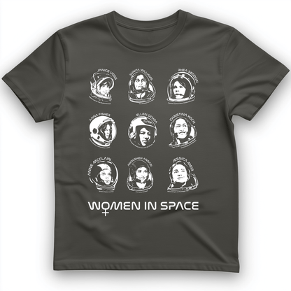 Women in Space T-Shirt Charcoal / S