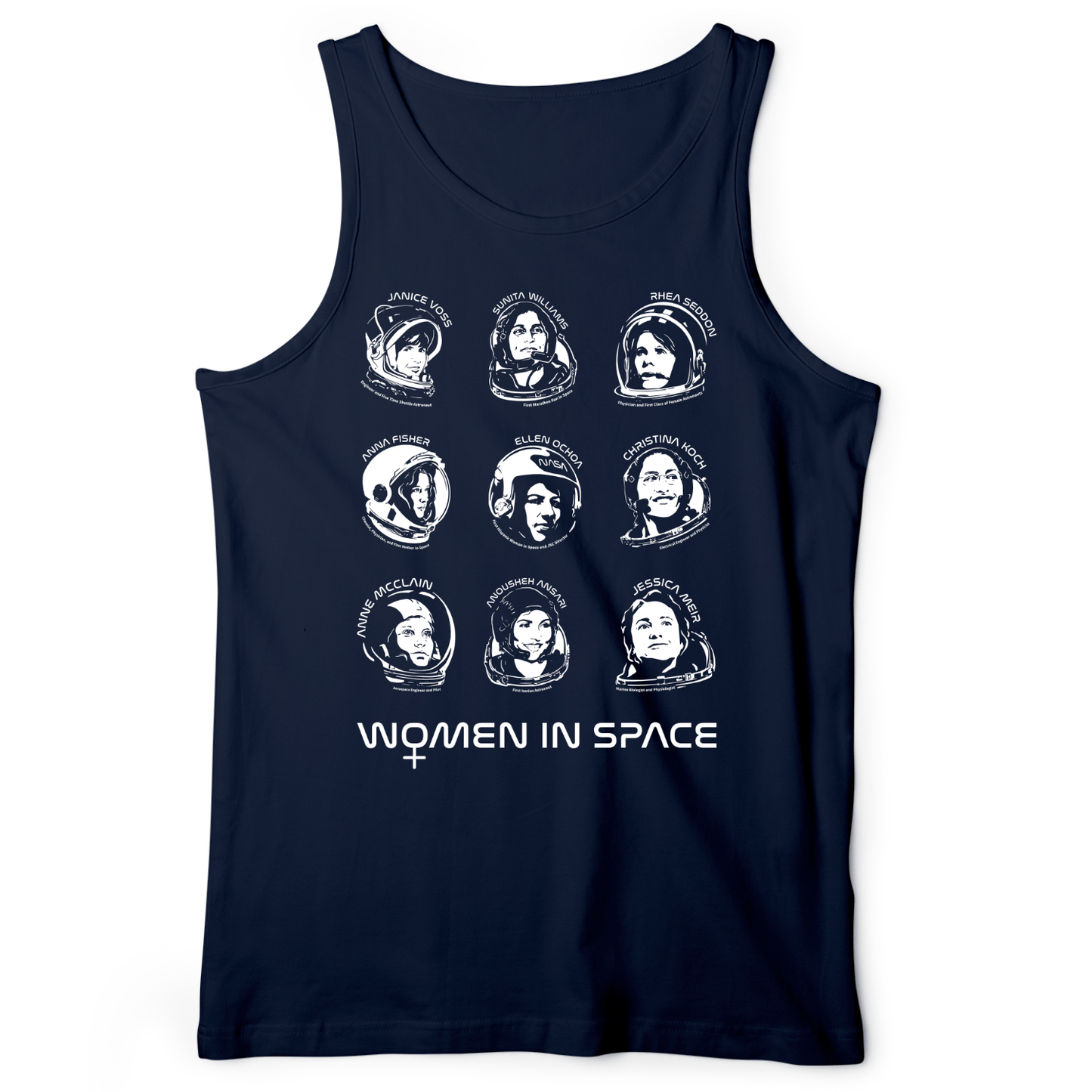 Women In Space Tank Navy / XS