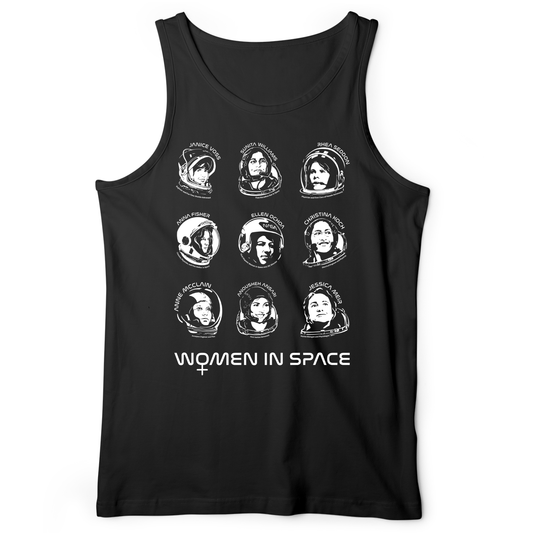 Women In Space Tank Black / XS