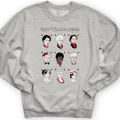 Women Of Science Crewneck Sport Grey / S
