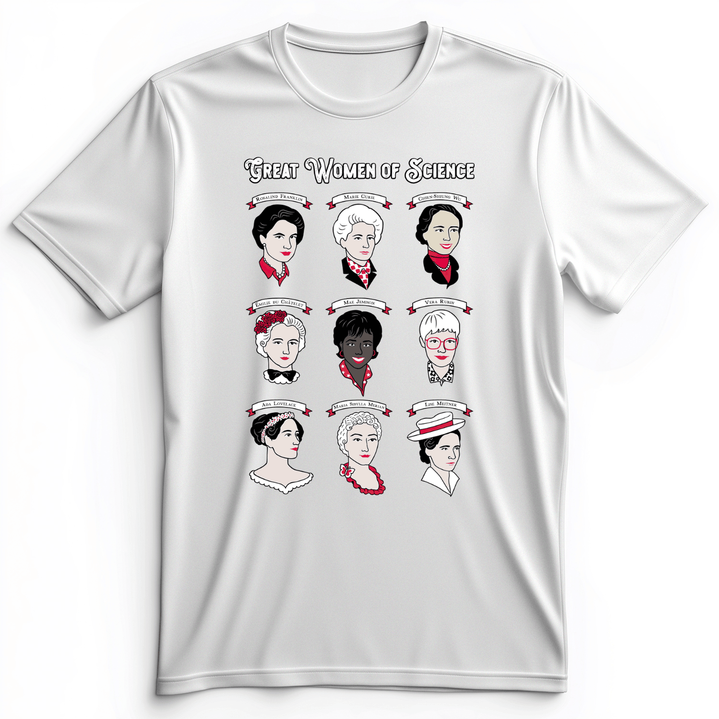 Women Of Science Premium Tee White / S