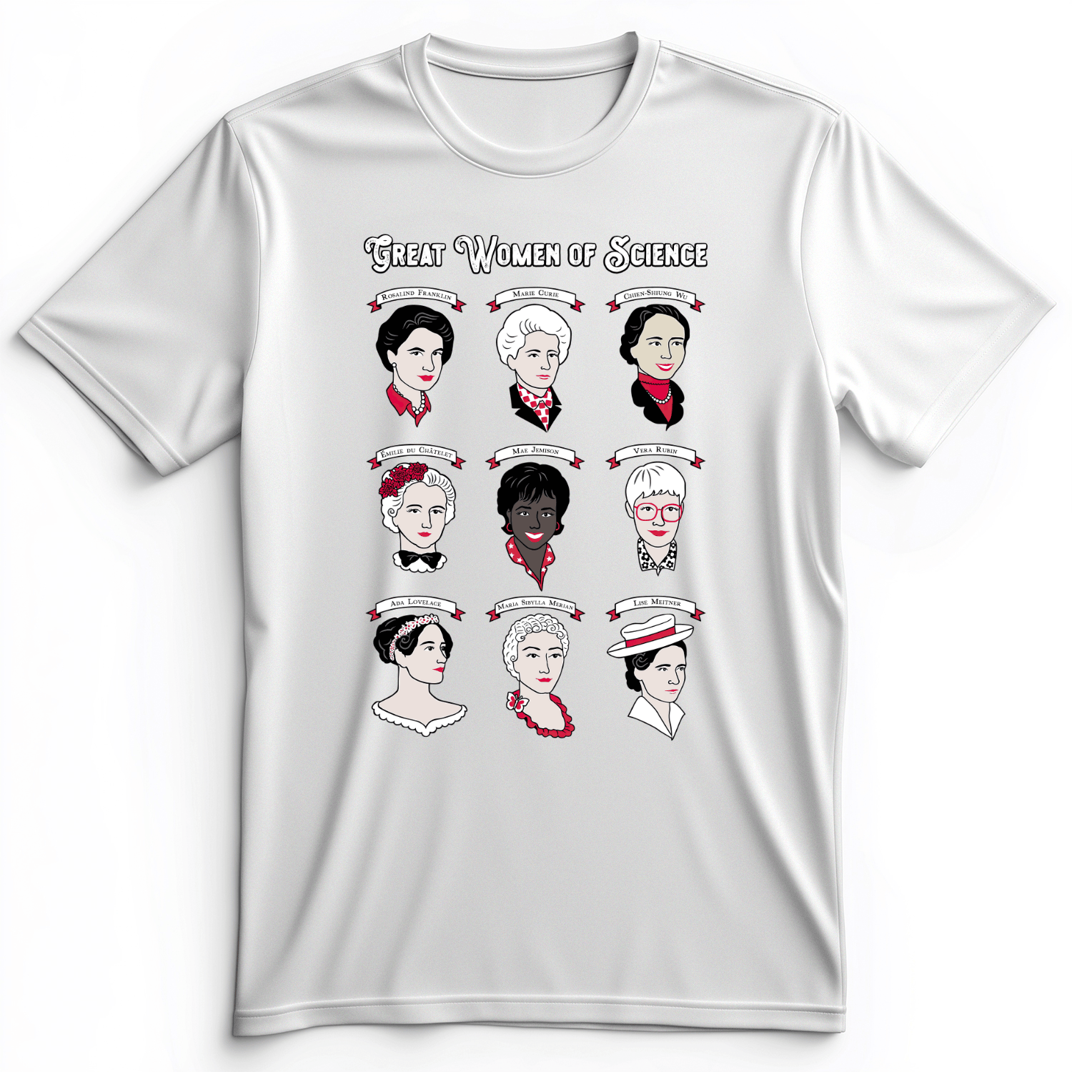 Women Of Science Premium Tee White / S
