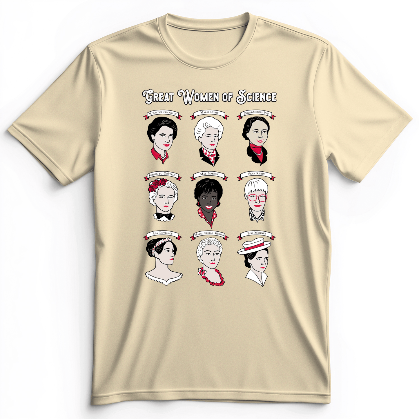 Women Of Science Premium Tee Natural / S