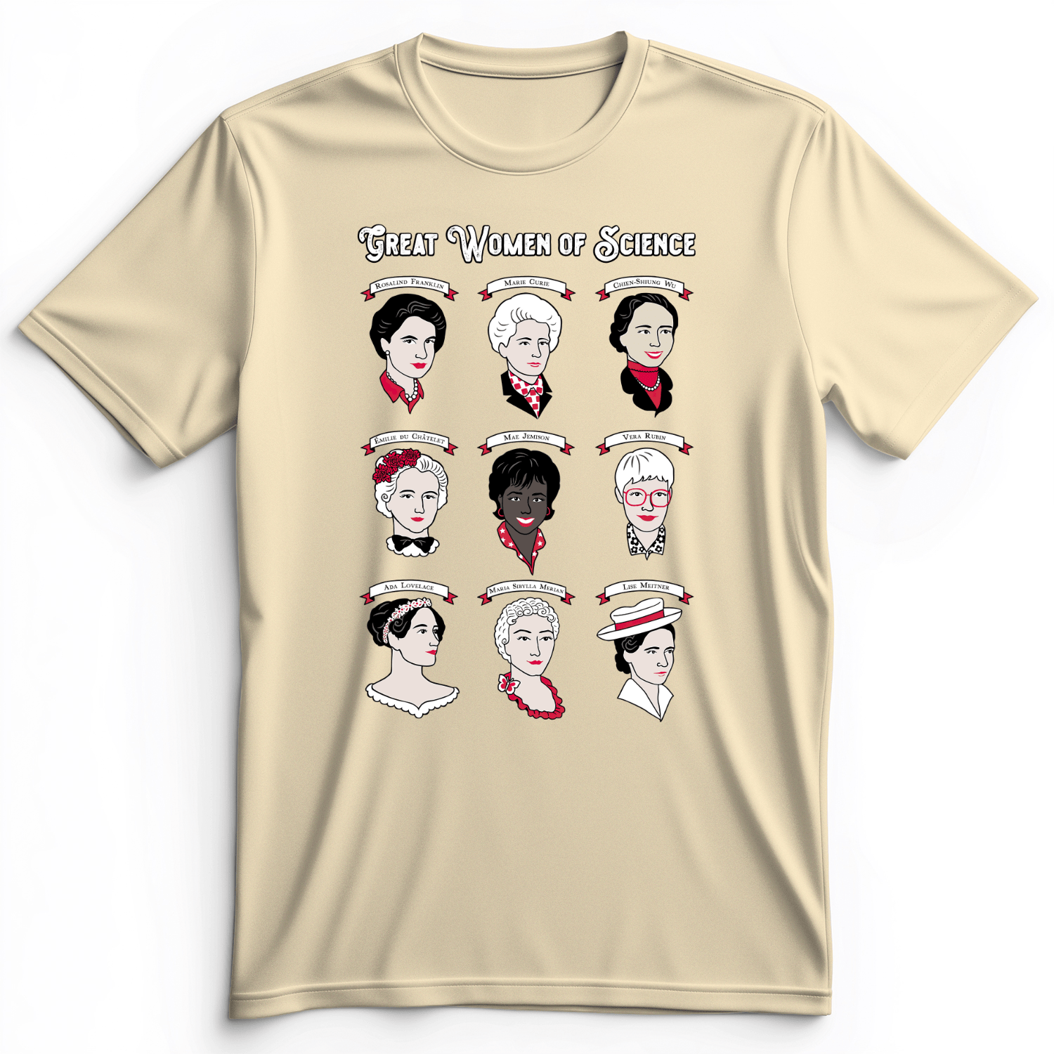 Women Of Science Premium Tee Natural / S