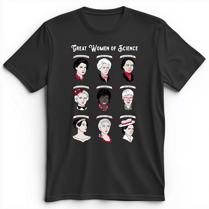 Women Of Science Premium Tee Dark Grey Heather / S