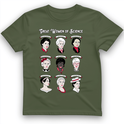 Women of Science T-Shirt Military Green / S