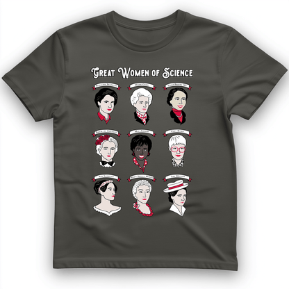 Women of Science T-Shirt Charcoal / S