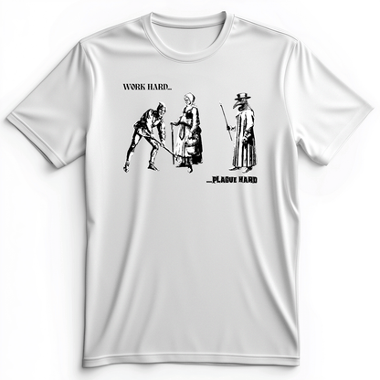 Work Hard Plague Hard Premium Tee White / S
