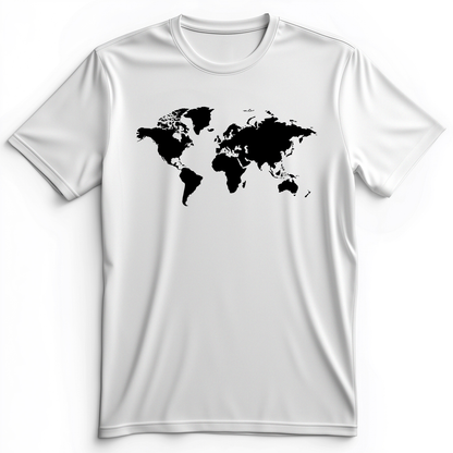 World Map Premium Tee White / S