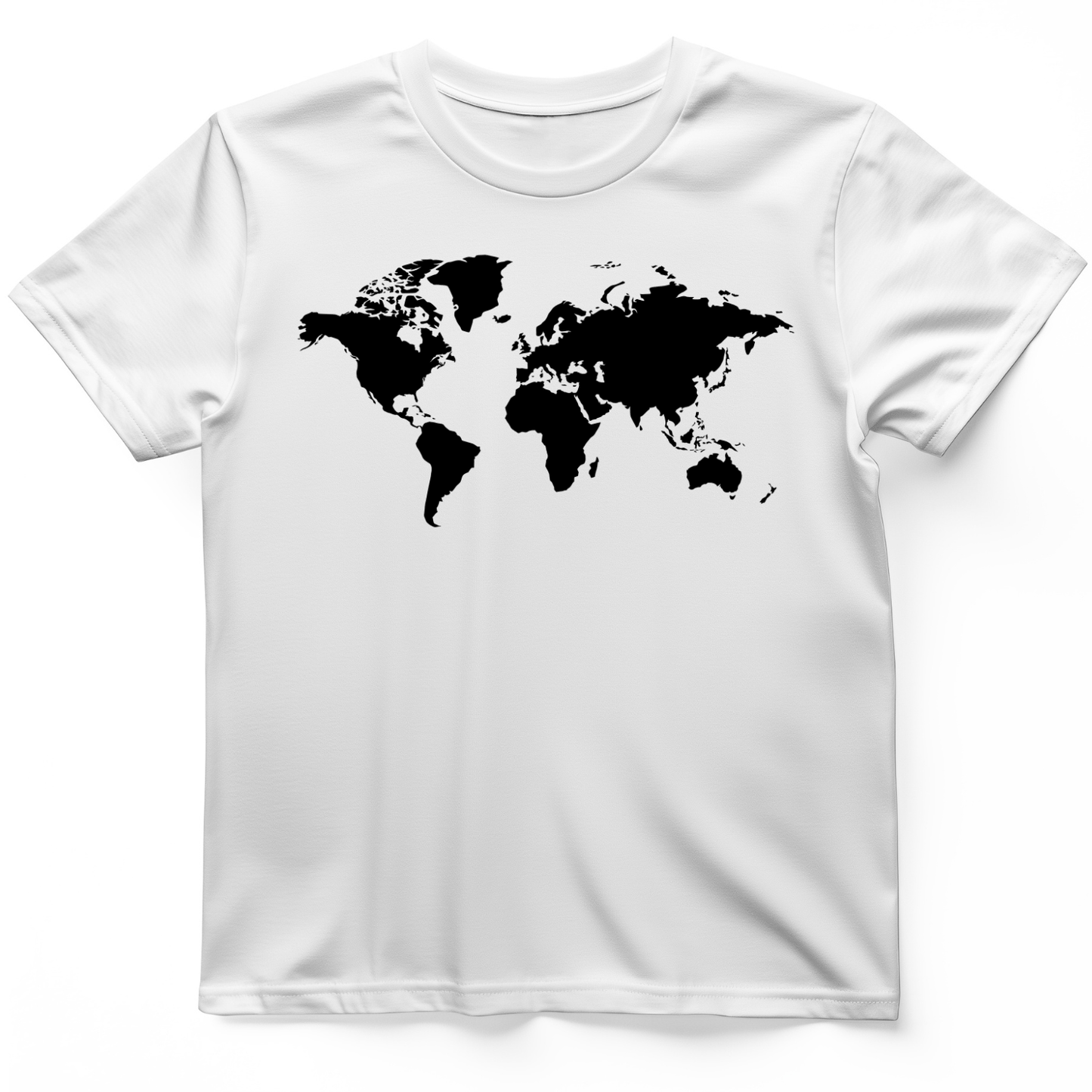 World Map T-Shirt White / S