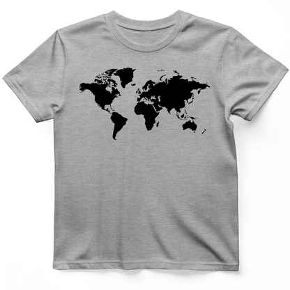 World Map T-Shirt Sport Grey / S