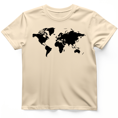 World Map T-Shirt Natural / S