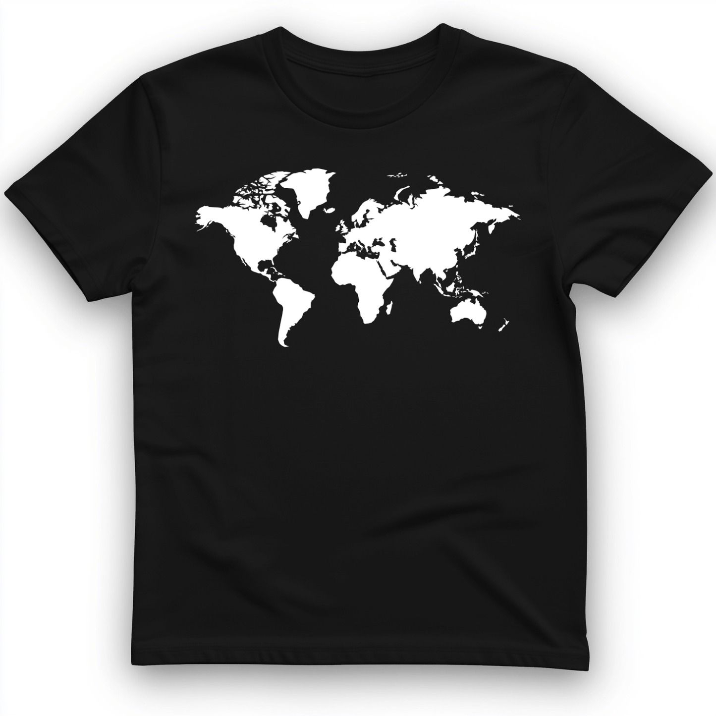 World Map T-Shirt Black / S