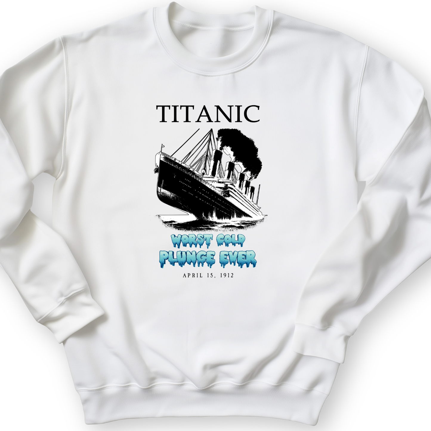 Worst Cold Plunge Ever Crewneck White / S