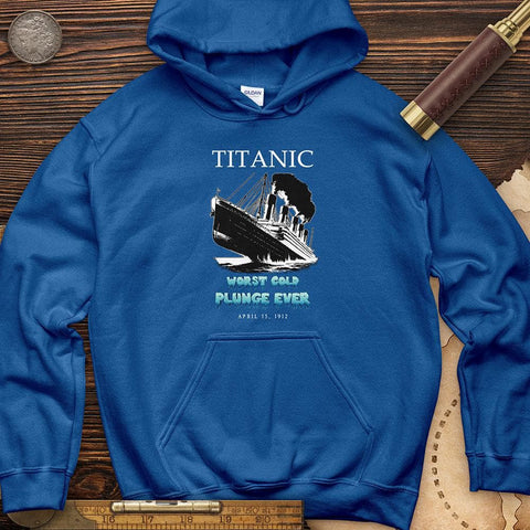 Worst Cold Plunge Ever Hoodie Royal / S
