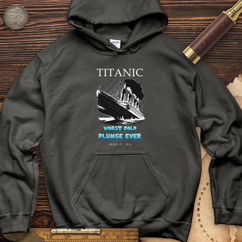 Worst Cold Plunge Ever Hoodie Charcoal / S