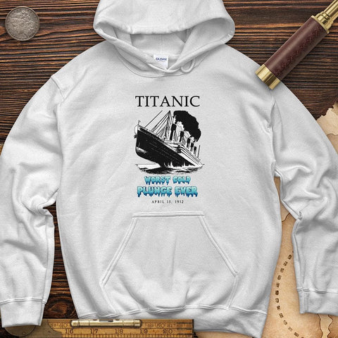 Worst Cold Plunge Ever Hoodie White / S