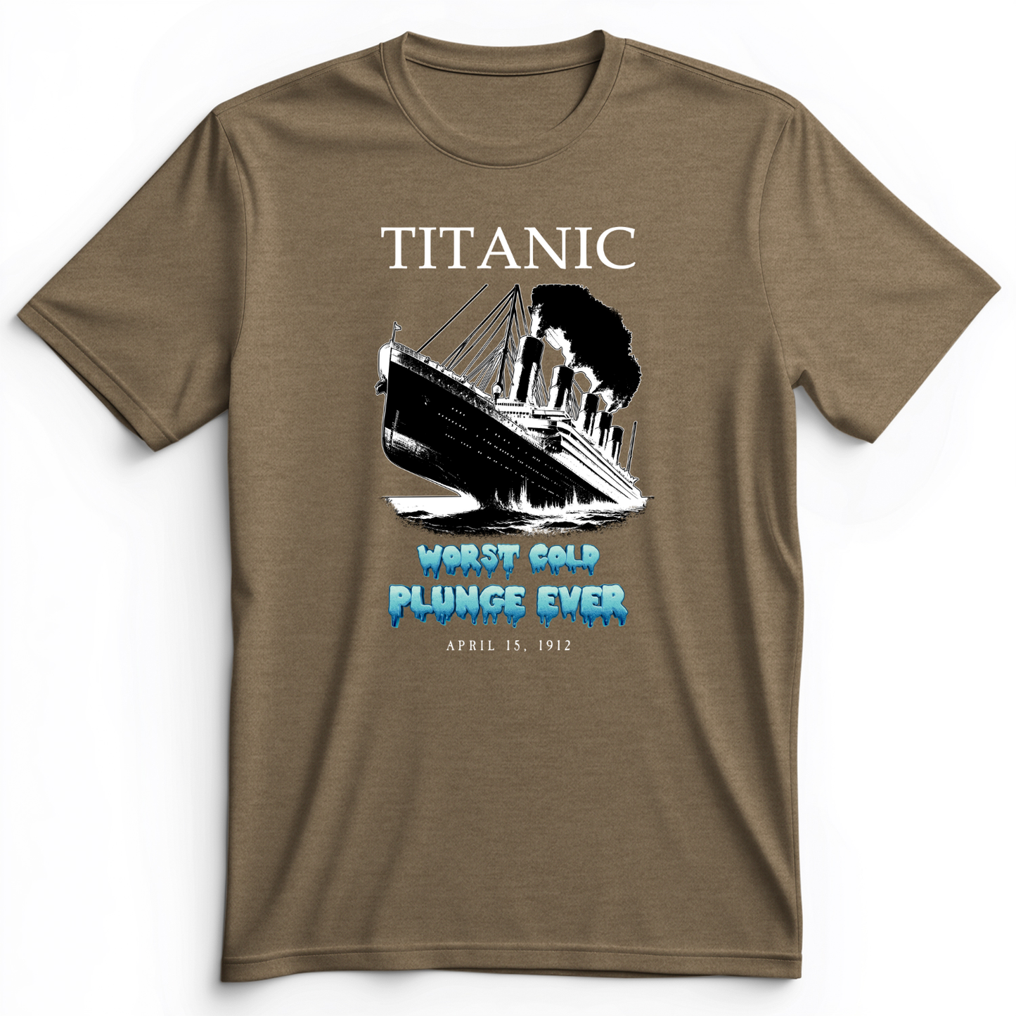 Worst Cold Plunge Ever Premium Tee Heather Olive / S