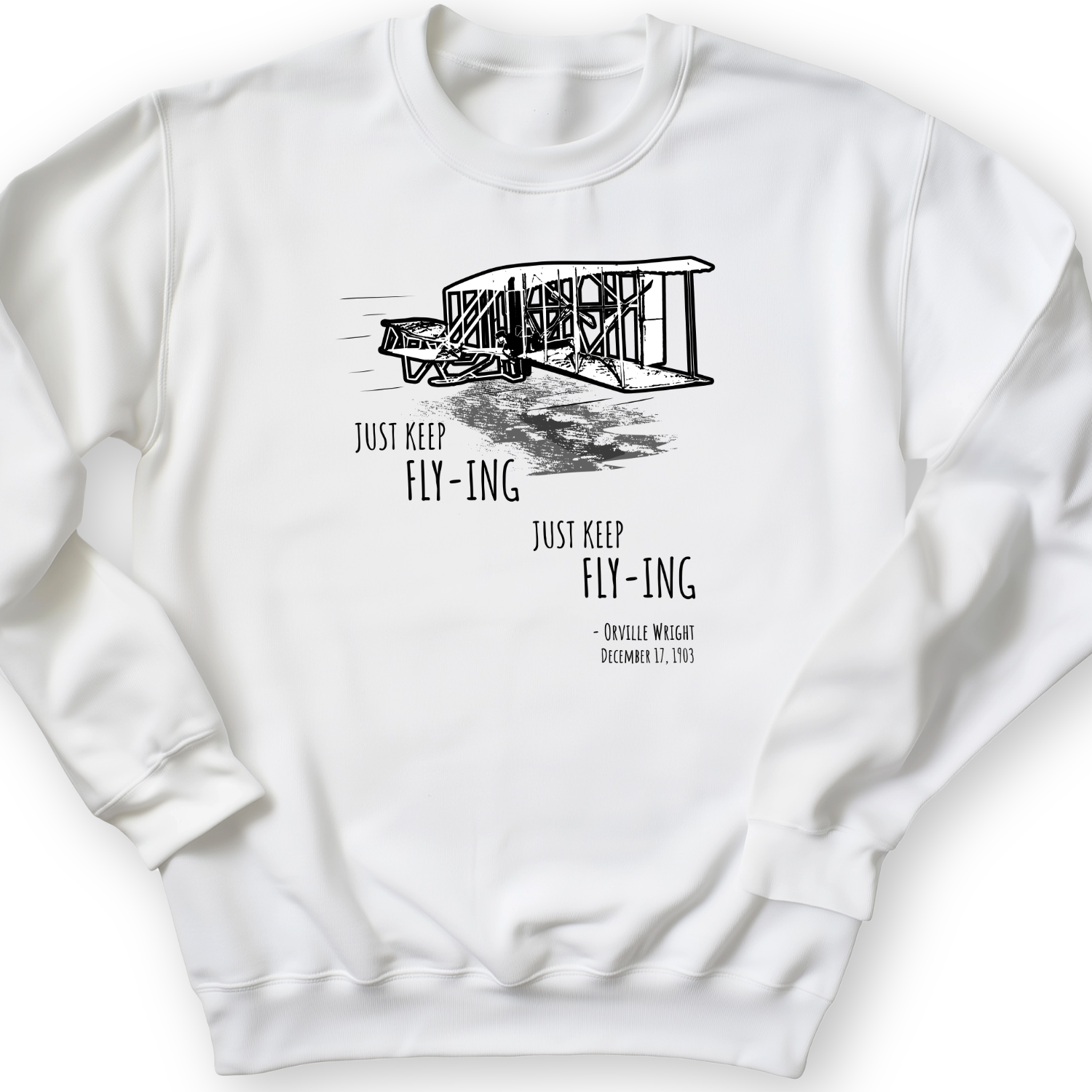 Wright Brothers Crewneck White / S