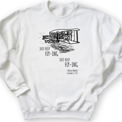 Wright Brothers Crewneck White / S