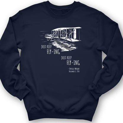 Wright Brothers Crewneck Navy / S