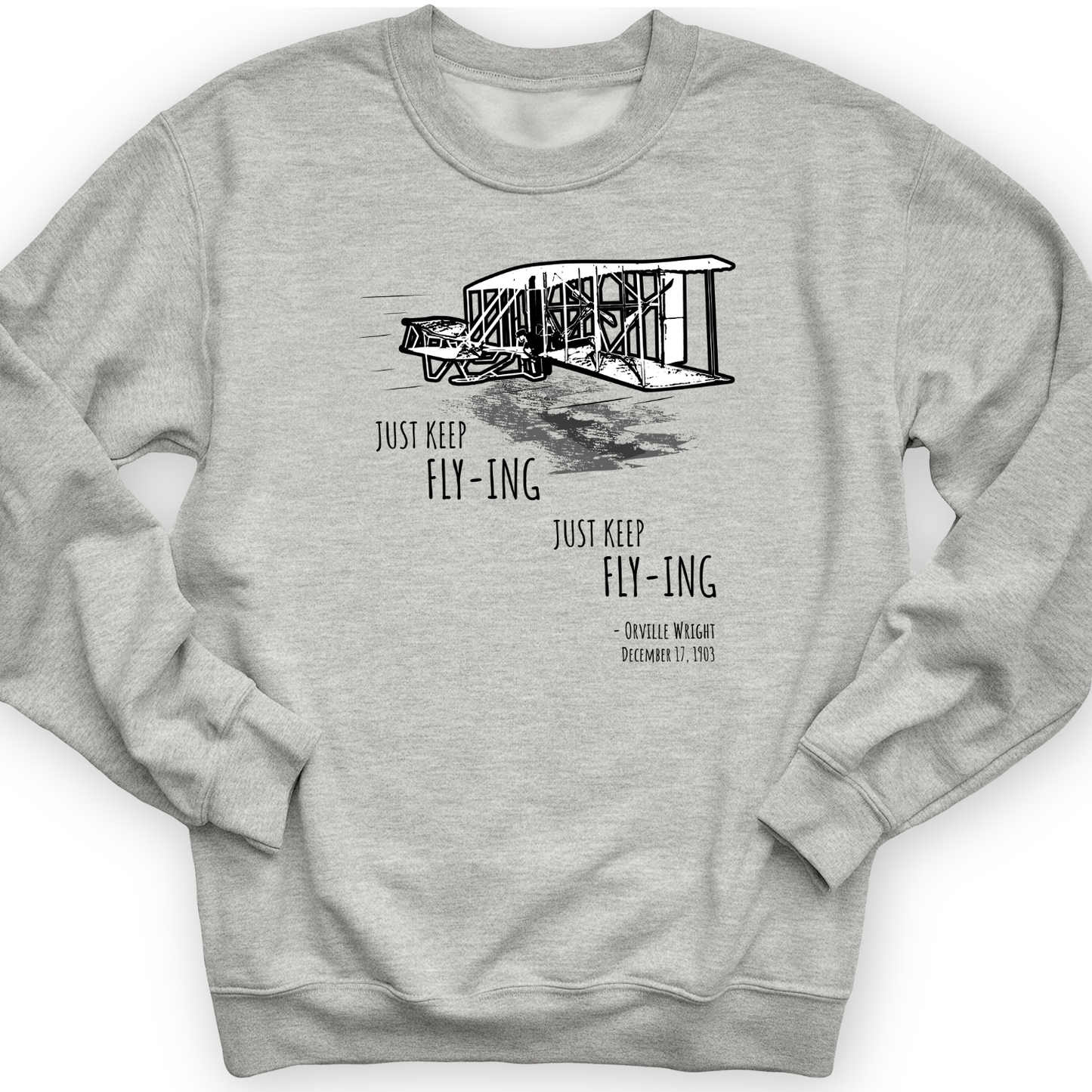 Wright Brothers Crewneck Sport Grey / S