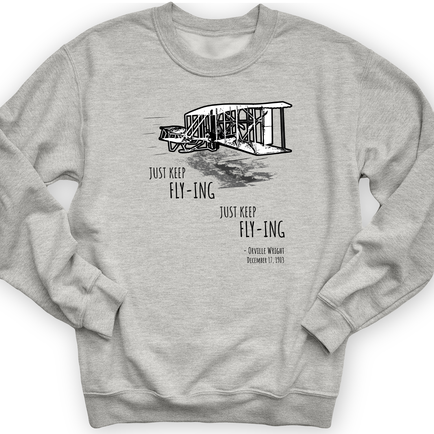Wright Brothers Crewneck Sport Grey / S