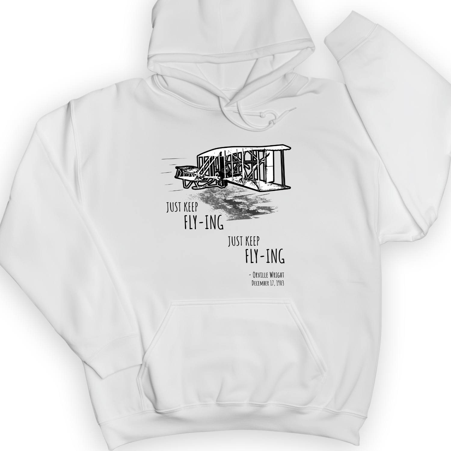Wright Brothers Hoodie White / S