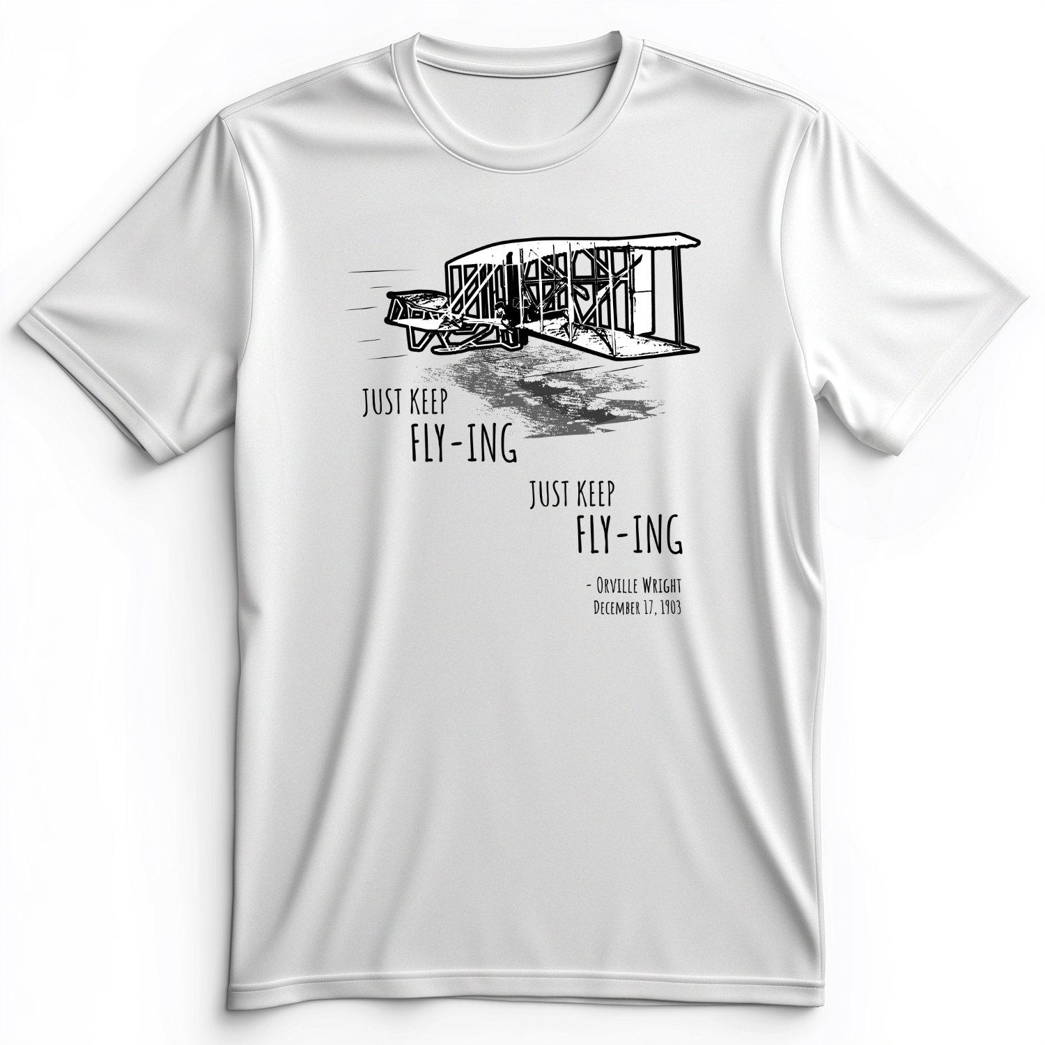 Wright Brothers Premium Tee White / S