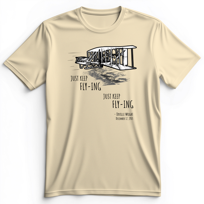Wright Brothers Premium Tee Natural / S