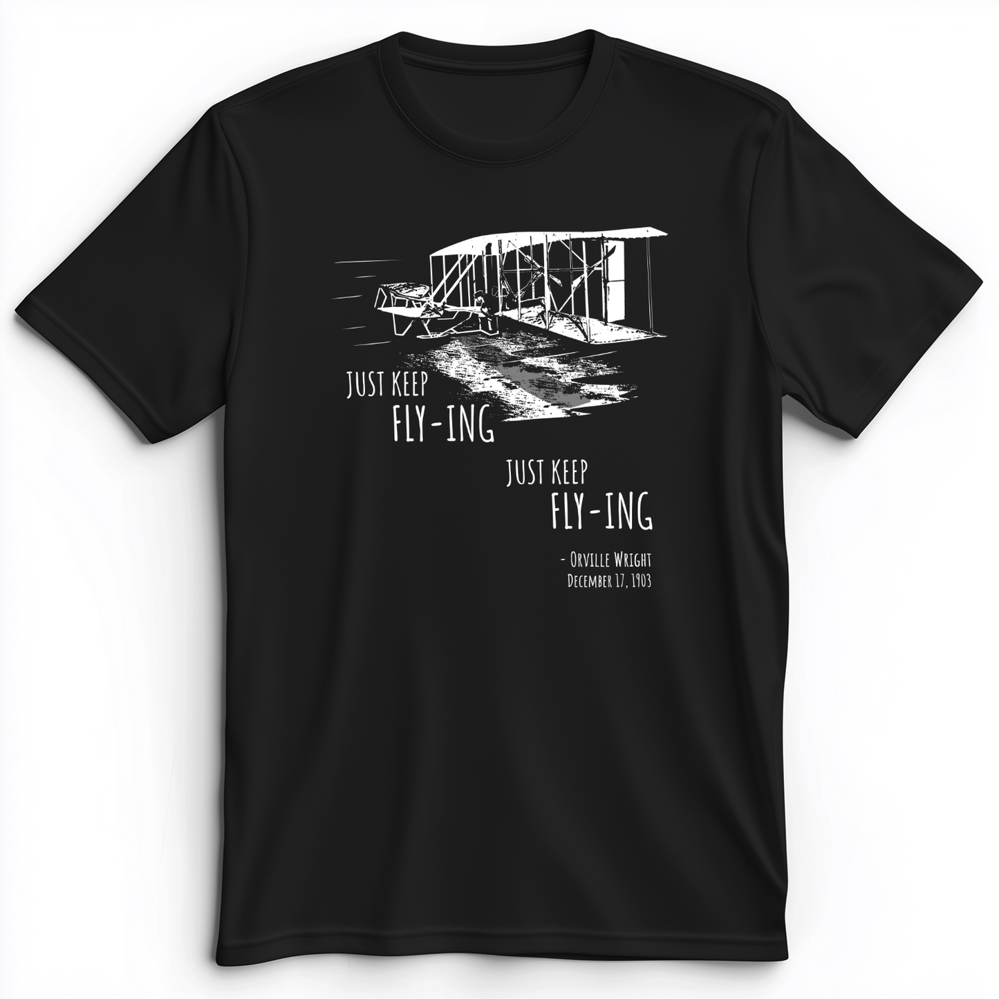 Wright Brothers Premium Tee Black / S